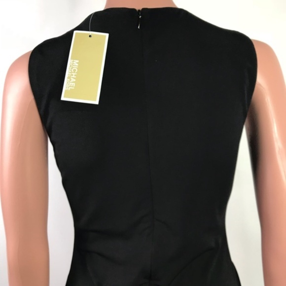 Michael Kors Black Halter Neck Dress NEW Size 6 - Picture 7 of 8